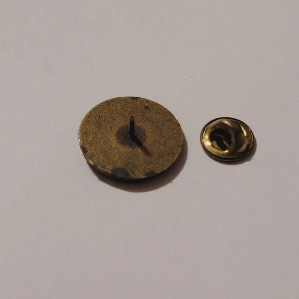 Vintage NRA We The People Constitution Signing Brass Tone Lapel Tie Pin Tack